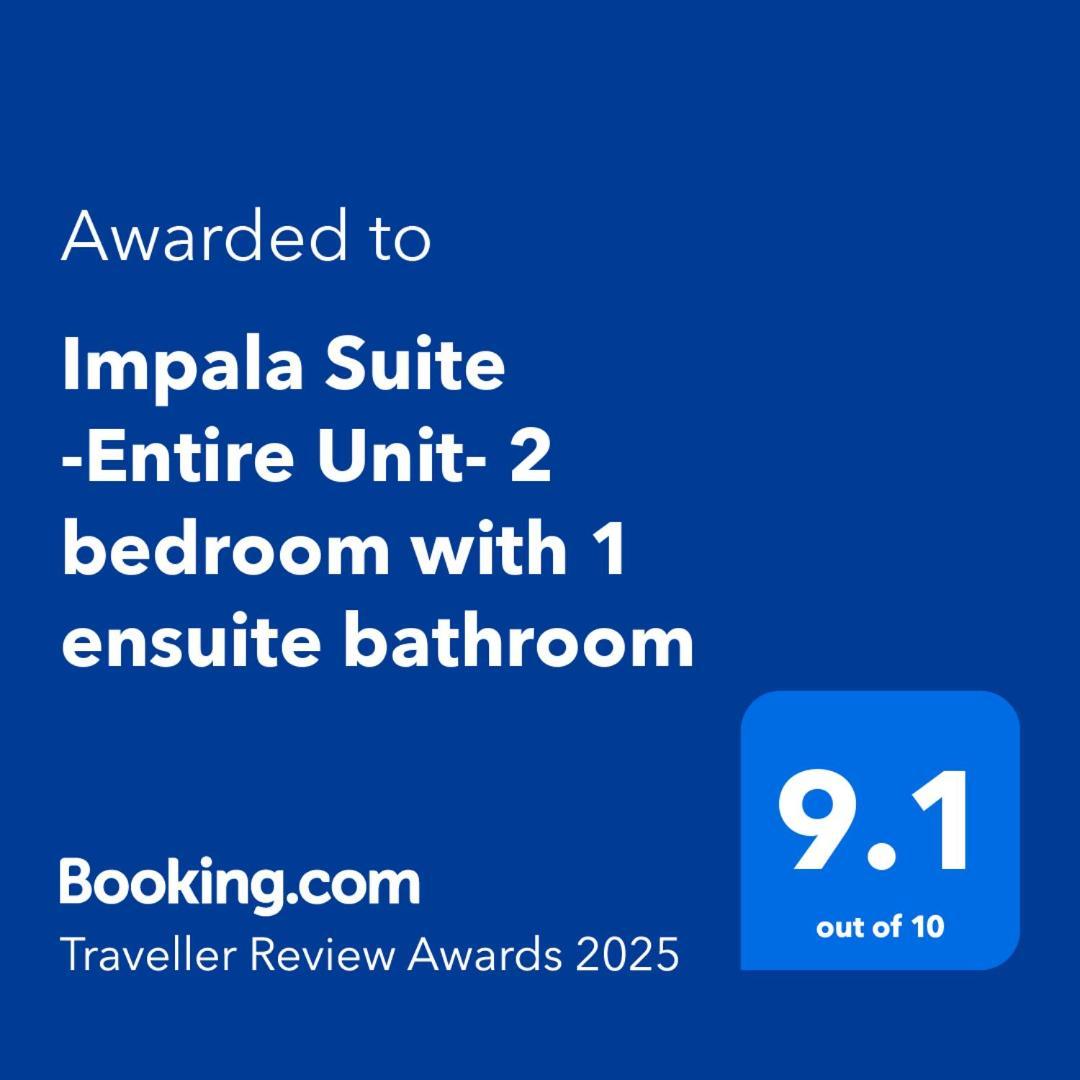 Impala Suite -Entire Unit- 2 Bedroom With 1 Ensuite Bathroom 레이디스미스 외부 사진